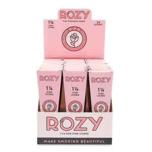 Rozy Pink Cones 1 1/4 Size 6pk - 24ct Display